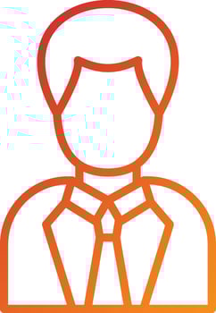 Lawyer Icon Style vector