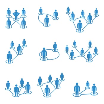 people network vector illustration