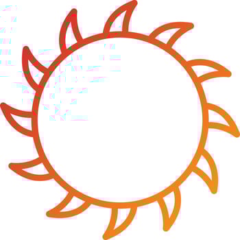 Sunny Icon Style vector