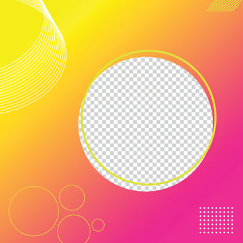 simple minimalist background design for pink yellow elegant twibbonize vector