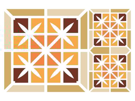 Modern Seamless Pattern Tile Design Colorful Vector Free