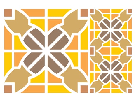 Modern Seamless Pattern Tile Design Colorful Vector Free