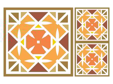 Modern Seamless Pattern Tile Design Colorful Vector Free