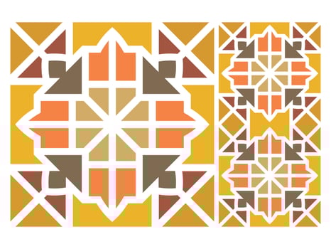Seamless Pattern Design Tile Mosaic Vector Free