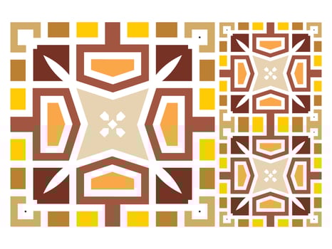 Seamless Pattern Design Tile Mosaic Vector Free