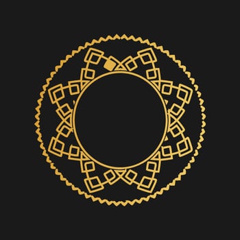 Ornate element for design place for text, wedding invitations and greeting cards vector