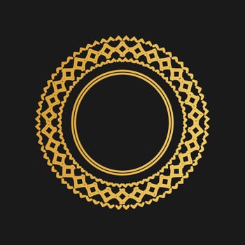 Ornate element for design place for text, wedding invitations and greeting cards vector