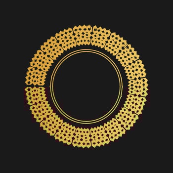 Ornate element for design place for text, wedding invitations and greeting cards vector