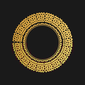 Ornate element for design place for text, wedding invitations and greeting cards vector