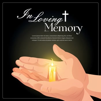 In Loving Memory Poster vector