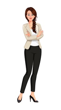 CONFIDENT BUSINESS WOMEN vector
