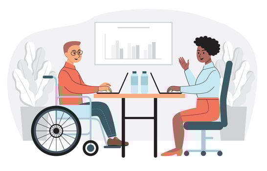 Diverse Office Concept vector