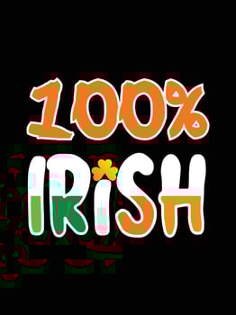 St. Patrick's Day typography colorful lettering T-shirt design vector