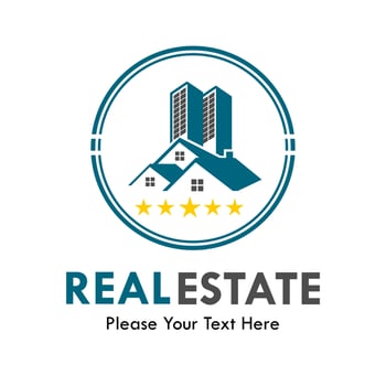 Real estate logo design template illustration vector