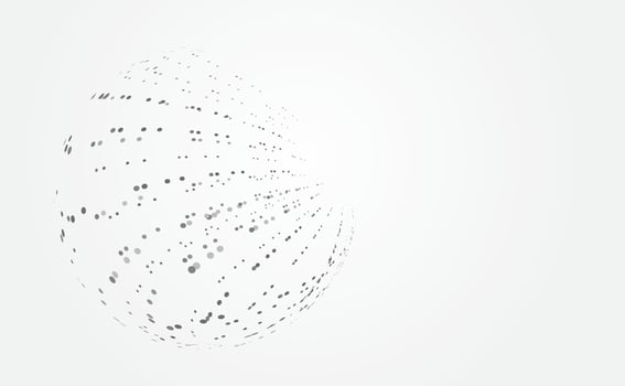 abstract technology futuristic concept circle dot gray digital on hi tech future gray background network. for template,web design wallpaper,poster,presentation.Vector illustration vector