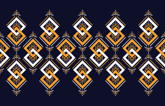 Ethnic rhombus abstract background. Seamless pattern in tribal, folk embroidery, and Mexican style. Aztec geometric art ornament print.Design for carpet, wallpaper, clothing, wrapping, fabric. vector