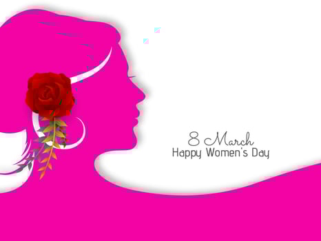 International Women's day celebration background design vector