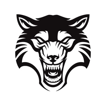 Wolf Sport Mascot vector