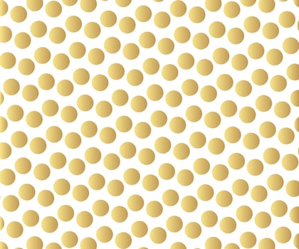 Gold polka dots pattern, colorful holiday background - vector abstract background