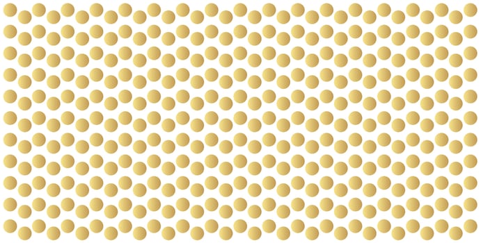 Gold polka dots pattern, colorful holiday background - vector abstract background