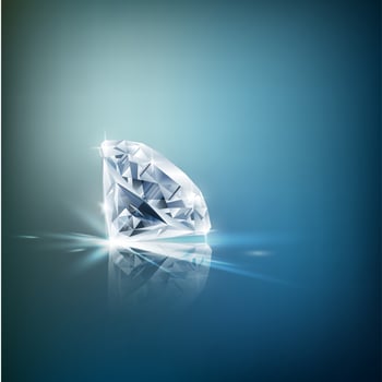 Shiny a diamond vector