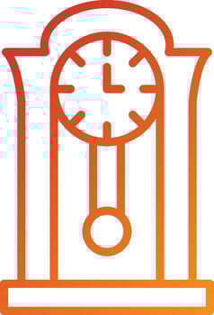 Clock Icon Style vector