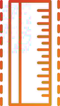 Ruler Icon Style vector