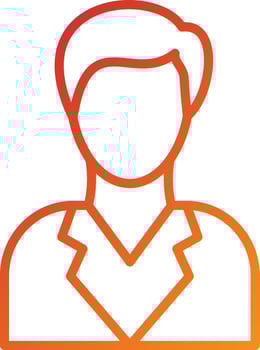 Customer Icon Style vector
