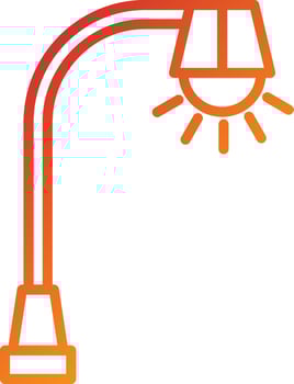 Street Light Icon Style vector