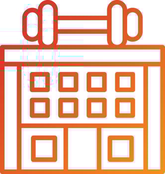 Gym Icon Style vector