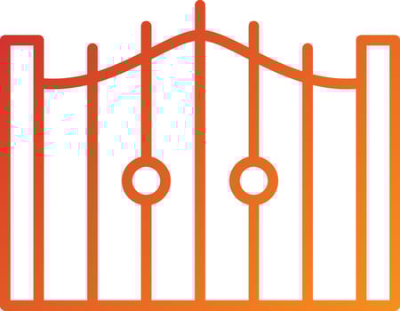 Gate Icon Style vector