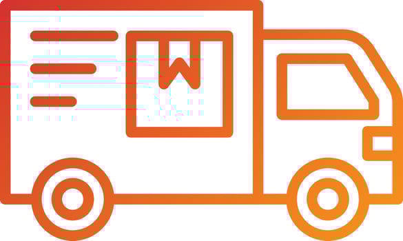 Delivery Truck Icon Style vector