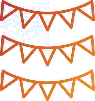Garland Icon Style vector