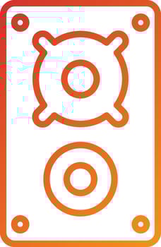 Speaker Icon Style vector