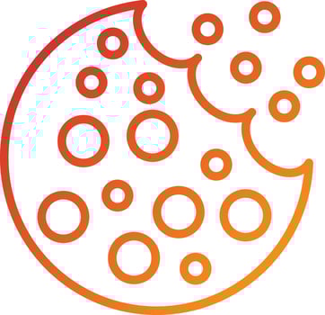 Cookie Icon Style vector