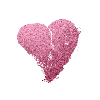 Heart gold glitter vector. Valentines day card vector