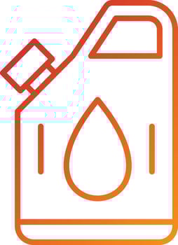 Fuel Can Icon Style vector