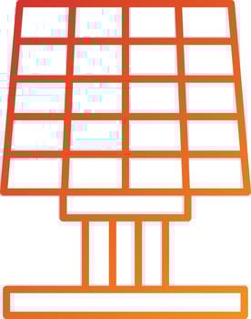 Solar Energy Icon Style vector