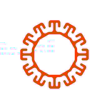 abstract flat symbol tech modern vector