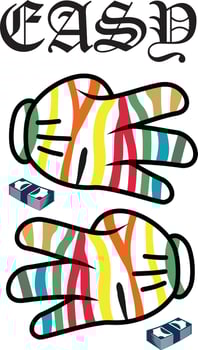 EASY T SHIRT DESIGN READY TO PRINT vector