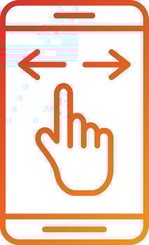 Slide Icon Style vector