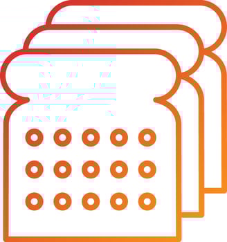 Bread Icon Style vector