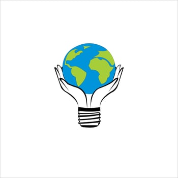 energy saving logo vector