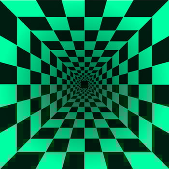 Abstract Checkered Background With Squares vector