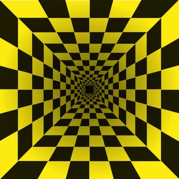 Abstract Checkered Background With Squares vector