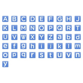 Icon Font Gradient vector