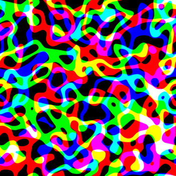 Eighties Abstract Neon Liquid Swirls vector
