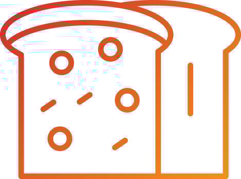 Bread Icon Style vector
