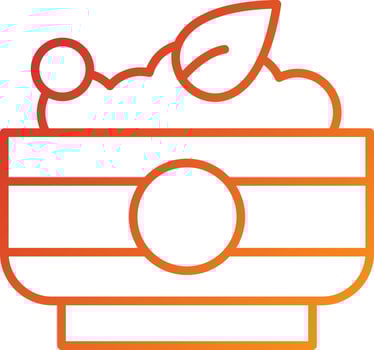 Porridge Icon Style vector