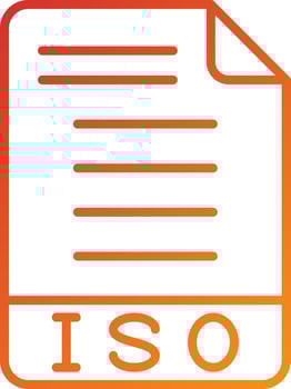 ISO Icon Style vector